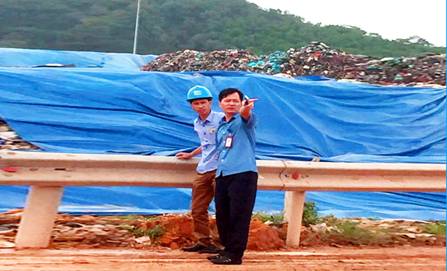 Sóc Sơn giám sát quy trình xử lý rác thải sinh hoạt, rác thải nguy hại  và xử lý nước rỉ rác của các đơn vị tại Khu liên hiệp xử lý chất thải Nam Sơn